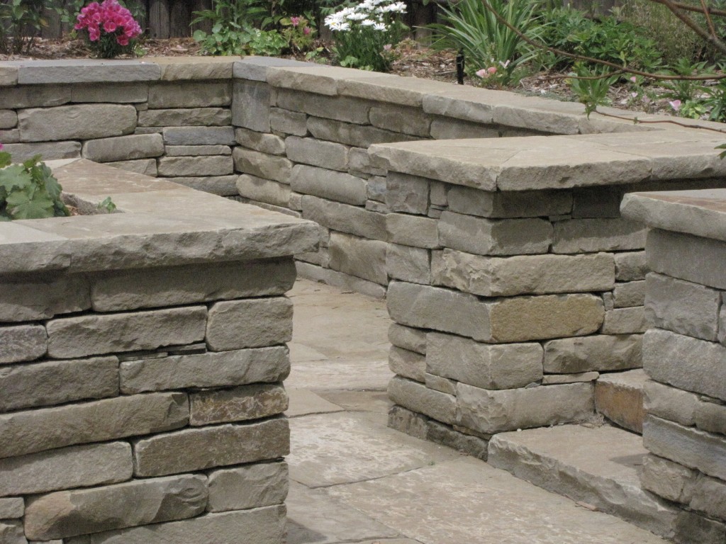 Sunken patio