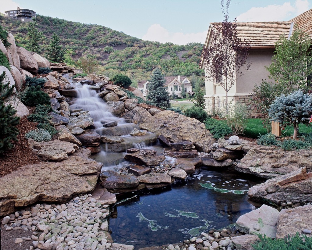 Natural waterfall