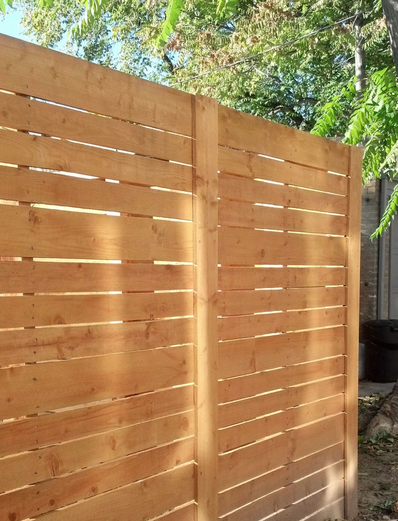 Cedar Fence horizontal