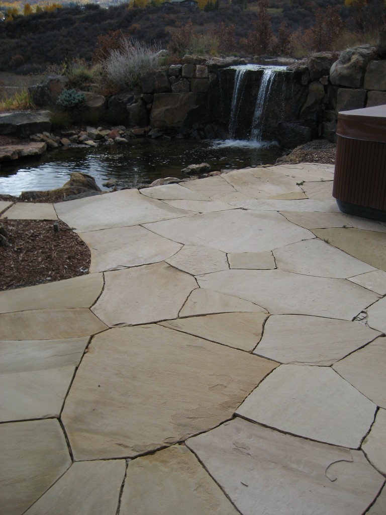 Flagstone Patio tight joints